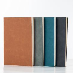 Wholesale Note Book A5 Soft Cover Leather Lined  Notebook 100pcs