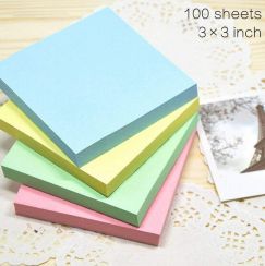 100 Packs Self Stick Notes 100 Sheets For Each Pack