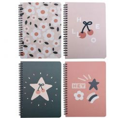 100 Packs A5 Size Spiral Notebook