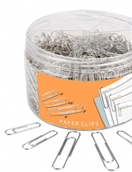 Paper Clips 28 mm 33mm 50 mm Silver