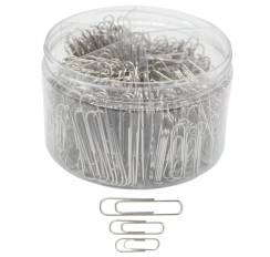 Sliver Paper Clips Holder Per Box 60 Boxes Wholesale