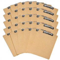 Basics Hardboard Office Clipboard 200Pack