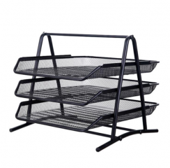 Black File Rack Two Layers And Three Layers 80 Pack